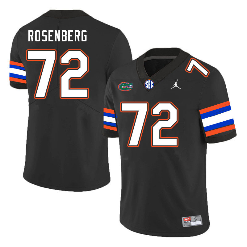 Men #72 Bryan Rosenberg Florida Gators College Football Jerseys Stitched Sale-Black